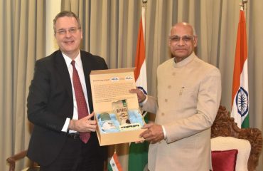 27.09.2023: Newly appointed ambassador of Brazil in India Kenneth H. da Nobrega called on Governor