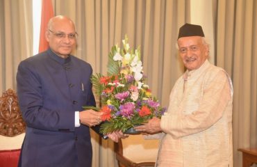 Former Governor Bhagat Singh Koshyari met Governor Ramesh Bais