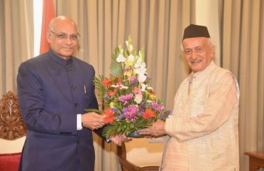 Former Governor Bhagat Singh Koshyari met Governor Ramesh Bais