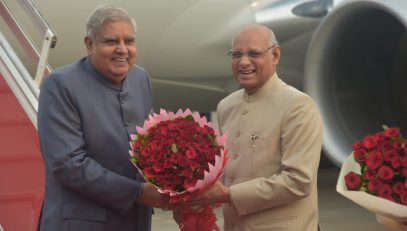 06.11.2023 :  Vice President of India Jagdeep Dhankhar arrived in Mumbai