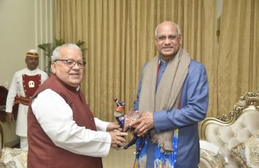 22.11.2023 :  Rajsthan Governor Kalraj Mishra meets Governor Ramesh Bais