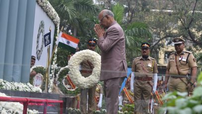 26.11.2023: Governor, CM, Dy CM pay tribute to police martyrs on 26 /11 anniversary