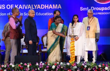 29.11.2023: President of India Droupadi Murmu inaugurates the Centenary Celebrations of Kaivalyadhama Yoga Sansthan at Lonavala