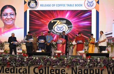 01.12.2023 :  President of India inaugurates the Platinum Jubilee Celebrations of the Government Medical College, Nagpur