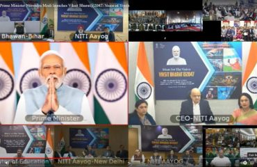 11.12.2023: PM launches through virtual mode, the initiative 'Viksit Bharat @ 2047 : Voice of Youth'