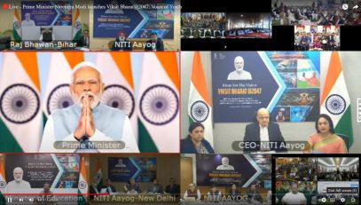 11.12.2023: PM launches through virtual mode, the initiative 'Viksit Bharat @ 2047 : Voice of Youth'