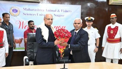 13.12.2023 : Governor visits Maharashtra Animal and Fishery Sciences University in Nagpur