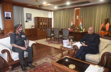 04.01.2024 : Additional Director General of NCC Maharashtra meets Governor