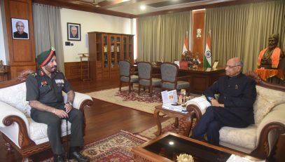 04.01.2024 : Additional Director General of NCC Maharashtra meets Governor