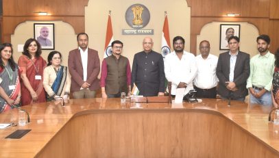 11.01.2024 : A delegation of journalists from the states of Odisha and Uttarakhand meets Governor