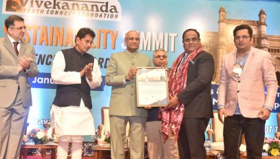 15.01.2024: Governor inaugurates the 2nd 'Mumbai Sustainability Summit' organised by Vivekananda Youth Connect Foundation