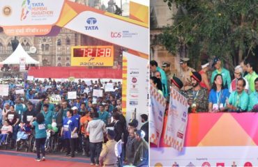 21.01.2024:  Governor flags off Mumbai Marathon
