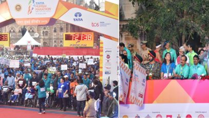 21.01.2024:  Governor flags off Mumbai Marathon