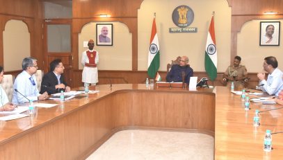 07.02.2024 : Governor reviews various schemes being implemented through Tribal Development Department