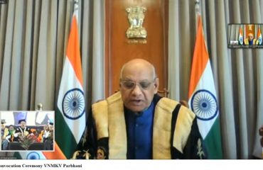 19.03.2024 : Maharashtra Governor and Chancellor of universities Ramesh Bais presided over the 25th annual convocation of the Vasantrao Naik Marathwada Krishi Vidyapeeth, Parbhani through online mode. Degrees were awarded to 11002 candidates, including 57 Ph.Ds. at the convocation ceremony. Chairman of Agricultural Scientists Recruitment Board Dr. Sanjay Kumar, former Chairman and former VC Dr C D Mayee, VC of PDKV Akola Dr Sharad Gadakh, VC of MAFSU Dr Niteen Patil, VC of Vasantrao Naik Marathwada Agricultural University Dr. Indra Mani, Registrar Dr. Purbha Kale, Deans, Head of Department, Faculty, Alumni and Graduating students were present.