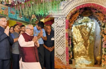 22.04.2024 : Governor visits Mehandipur Balaji (Hanuman) Temple