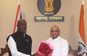 16.05.2024: Governor welcomes Trinidad Tobago Prime Minister at Raj Bhavan