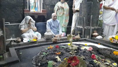 23.05.2024 : Governor visits at Shri Kshetra Mahabaleshwar Temple