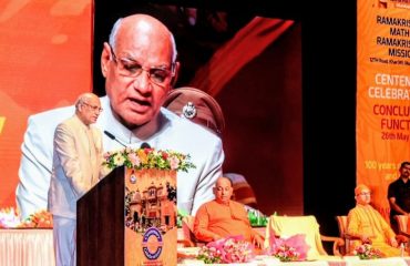 26.05.2024:  Governor presides over the Valedictory function of the yearlong Centenary Celebrations of Ramakrishna Math and Mission Mumbai