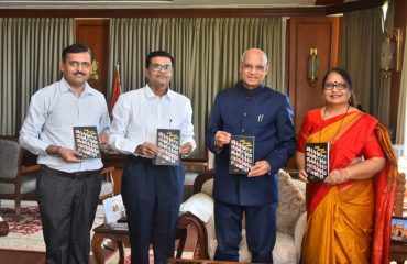 01.06.2024: Former Director of DGIPR Devendra Bhujbal presented his the book 'Aamhi Adhikari Jhalo'