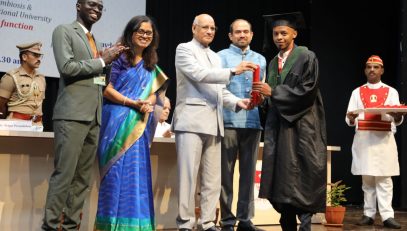 25.06.2024:   Governor  presides over the International Students' Convocation of the Symbiosis International Cultural Centre
