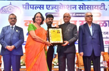 Governor presides over the Foundation Day of the Peoples' Education Society