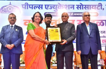 Governor presides over the Foundation Day of the Peoples' Education Society