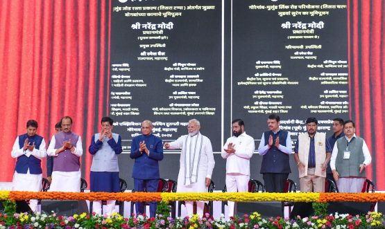 PM presides over the inauguration, Ground Breaking and Foundation Stone Laying Ceremony of various developmental projects in Mumbai