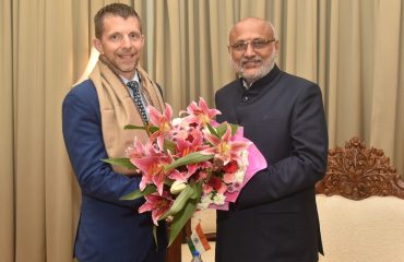 13.08.2024 : CG of USA Mr. Mike Hankey meets Governor
