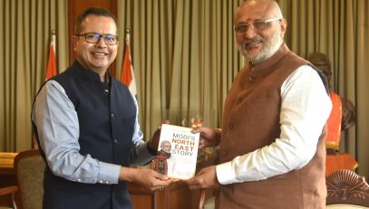 Aditya Pittie, Industrialist and angel investor meets Governor