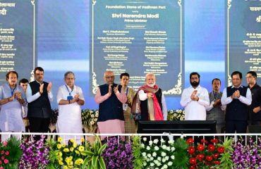 Prime Minister Narendra Modi inaugurates various development projects in Palghar district