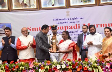 03.09.2024: President of India presides over a special programme organized on the occasion of the centenary of the Maharashtra State Legislative Council