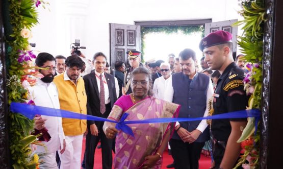 President of India inaugurates the newly constructed Vishwashanti Buddha Vihar in Udgir, Dist Latur