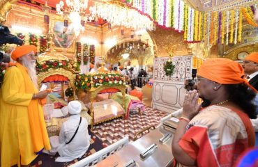 04.09.2024: President of India visits the Takhat Sachkhand Sri Hazur Sahib at Nanded