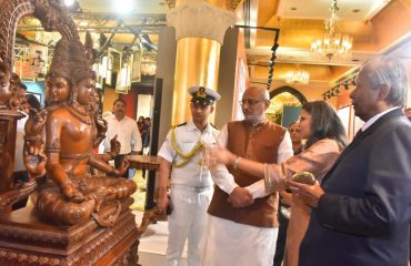 13.09.2024: Maharashtra Governor C.P. Radhakrishnan inaugurated the First Edition of ‘Nayaab’ organised by Craft Maestros at Taj Mahal Palace Mumbai. Former Director of Central Bureau of Investigation, Dr D R Karthikeyan, Founder Director, Craft Maestros & Nayaab Ajay Singh, Chairperson of FICCI YFLO Dr Payal Kanodia  Dr Payal Kanodia were present.