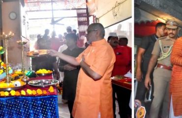 Governor takes darshan of Ganesh in Mumbai