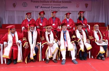 19.09.2024: Governor presides over the 18th Convocation of the Pravara Institute of Management Studies