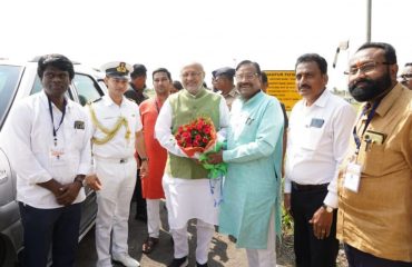 01.10.2024 : Governor arrives at Chandrapur District