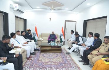 09.10.2024: Governor meets representatives of various political parties and delegations at Jalna