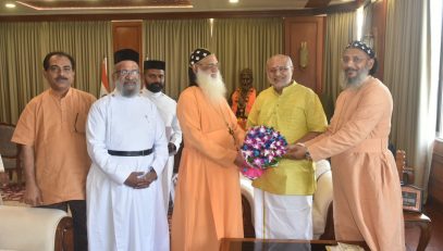 13.11.2024: Metropolitan of the Bombay Diocese H. G. Geevarghese Mar Coorilose accompanied by the administrators of the Malankara Orthodox Syrian Church institutions met Maharashtra Governor C. P. Radhakrishnan at Raj Bhavan Mumbai. The Governor accepted the request to attend the Silver Jubilee Celebrations of the St. Mary’s ICSE School, Navi Mumbai.