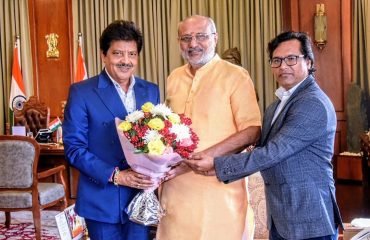 Playback Singer Padma Bhushan Udit Narayan meets Governor