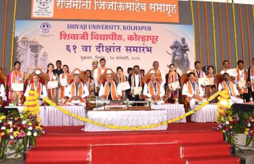 17.01.2025 : Governor presides 61st Annual Convocation of Shivaji University