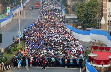 19.01.2025 : Mumbai Marathon Kicks Off in the presence of Governor