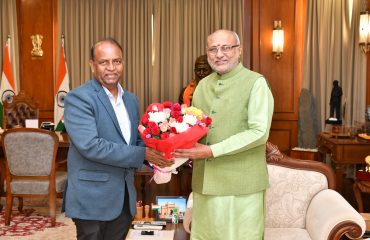 29.01.2025: राज्याचे नवनियुक्त मुख्य निवडणूक आयुक्त दिनेश वाघमारे यांनी घेतली राज्यपालांची भेट