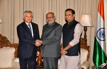 04.02.2025: Parliamentary Delegation from Russia led by the Chairman of the Russian Parliament's Lower House - Duma - Vyacheslav Volodin meets Governor