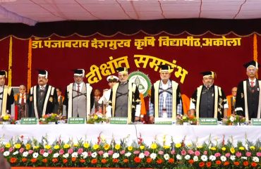 05.02.2025: Maharashtra Governor presides over the 39th Convocation of Dr Panjabrao Deshmukh Krishi Vidyapeeth