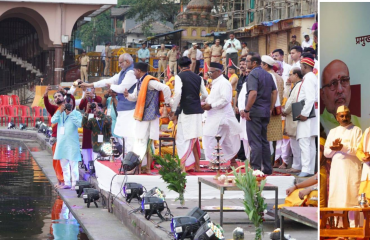 07.02.2025:   Governor attends the Shri Ganga Godavari Maha Aarti and presents Rashtra Jeevan Puraskar