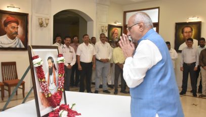 12.02.2025: Governor offers tribute to Sant Rohidas