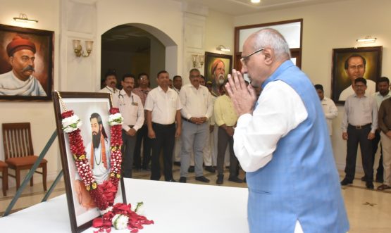 12.02.2025: Governor offers tribute to Sant Rohidas