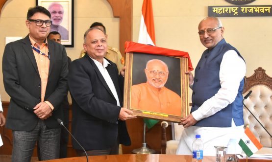 13.02.2025: Governor and Chancellor of Universities C P Radhakrishnan reviewed the progress of implementation of various programmes and policies by the Dr Homi Bhabha State University at Raj Bhavan, Mumbai. Vice-Chancellor of HBSU Prof. Rajanish Kamat made an elaborate presentation before the Governor on the occasion. Issues such as the implementation of NEP 2020, Innovative programmes, the concept of Professor of Practice, Center of Happiness, Future Plans of the University, Academic Calendar, School Connect programme, Hostel facilities for students, 'Viksit Bharat' initiative, Tribal Student Upliftment Scheme etc were discussed at the meeting. The Homi Bhabha State University has under its aegis six Colleges including the Elphinstone College, Sydenham College, Secondary Training College and The Institute of Science. Registrar of the University Prof Vilas Padhye was also present.